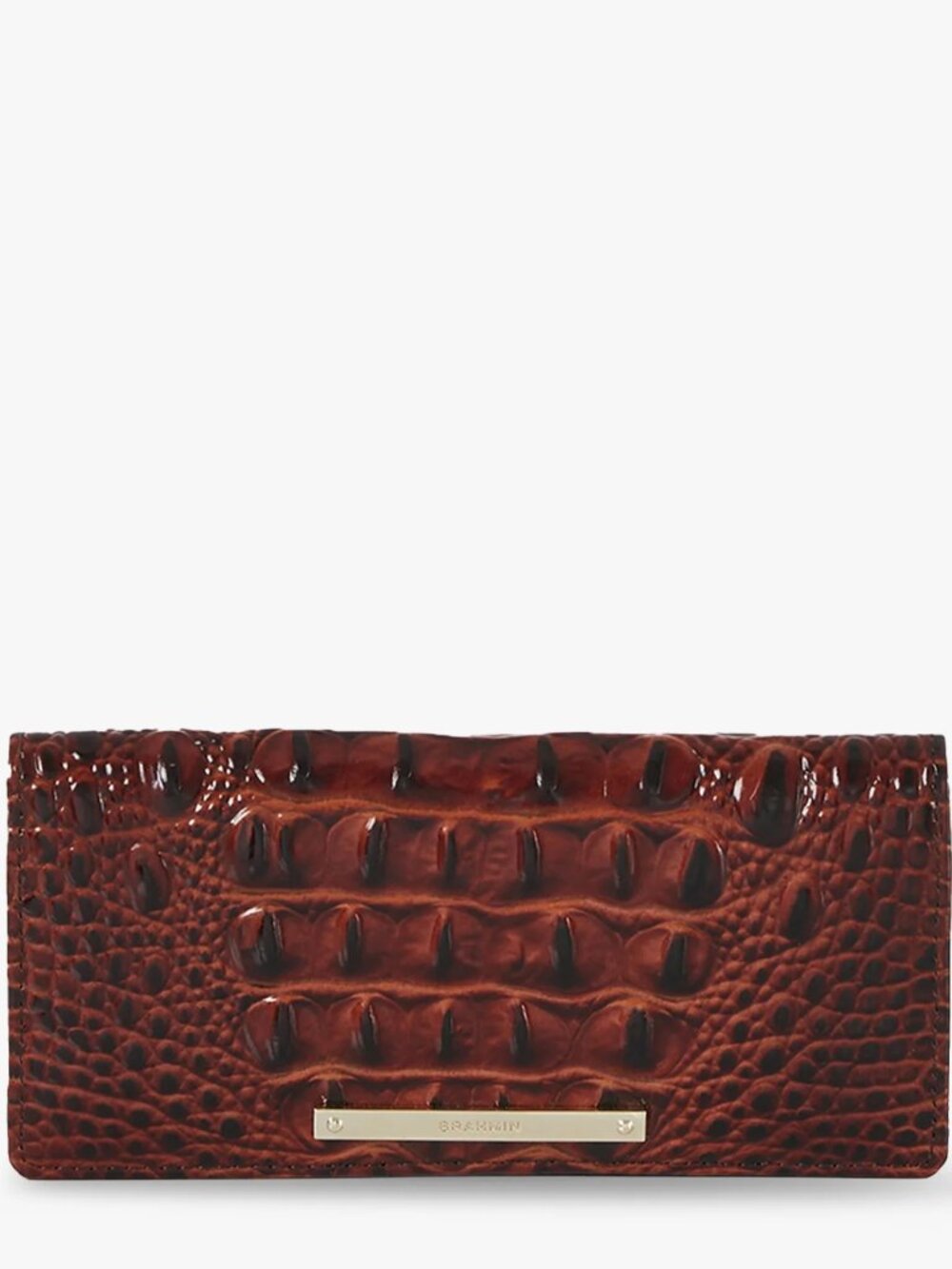 NWT ✅ Brahmin ADY PECAN Melbourne Leather Wallet ⭐ NWT, CARDS